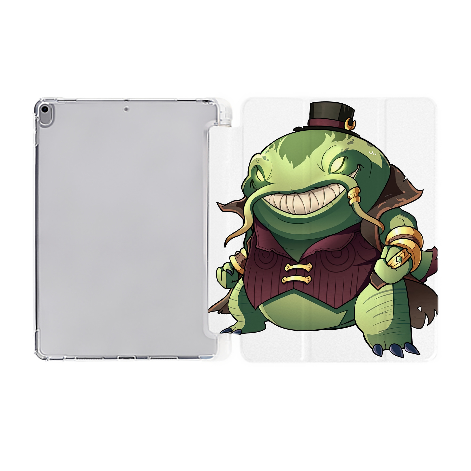 （画像用） リーグ・オブ・レジェンド League of Legends LOL IPad ケース ペン収納付き 三つ折りスタンド PUレザー×シリコン 対応機種9.5/10.5/10.9インチ
